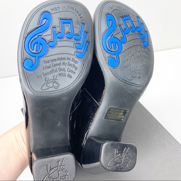 NIB John Fluevog melis heeled Mary Janes - Picture 8 of 9